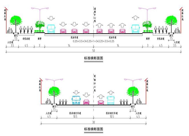 府东街东延（东峰路—马道坡街）建设工程方案公示(图2)